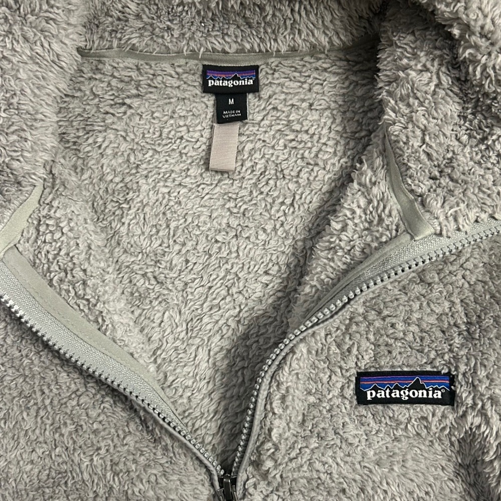 Patagonia Los Gatos 1/4 Zip Fleece Pullover Grey Womens M STY25235 FA19 - Picture 3 of 6